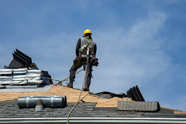 Professional Roofing technician working in New Milford, CT